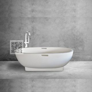 Bồn tắm Terrazzo BTZ11 – Bồn tắm đá mài Freestanding sang trọng