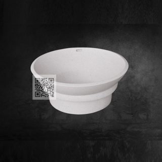 Lavabo Terrazzo LT10 – Chậu rửa đá mài dáng tròn cổ điển, tinh tế